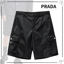 【 PRADA】国内発送 Re-Nylon リナイロン カーゴハーフパンツ
