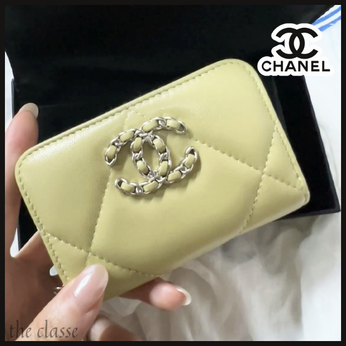 【上品カラー♪】CHANEL コインケース ミニ財布