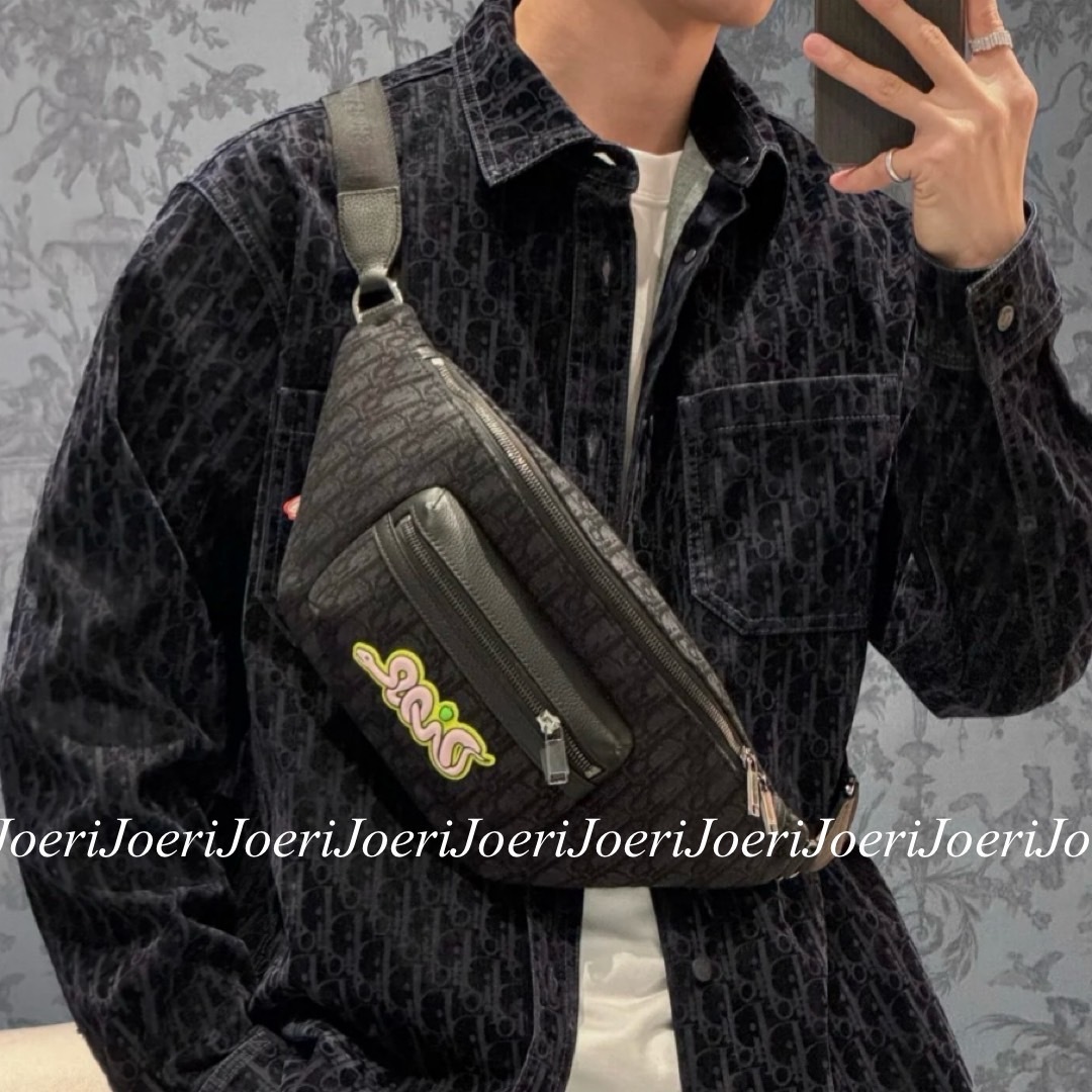 【ロゴが可愛い♪】DIOR DIOR AND KAWS Rider 2.0 ベルトバッグ ロゴが可愛い♪】DIOR DIOR AND KAWS Rider 2.0 ベルトバッグ
