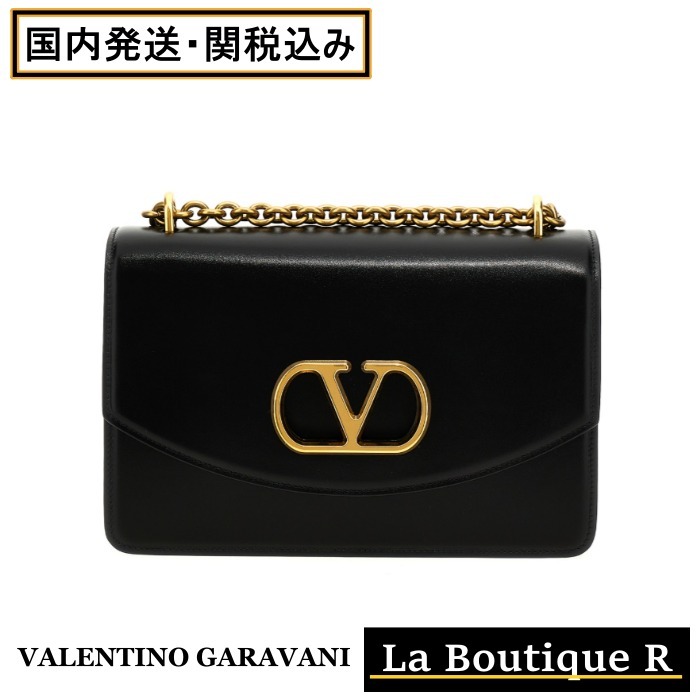 【VALENTINO GARAVANI】ヴェイン シャイニーカーフスキン ショル