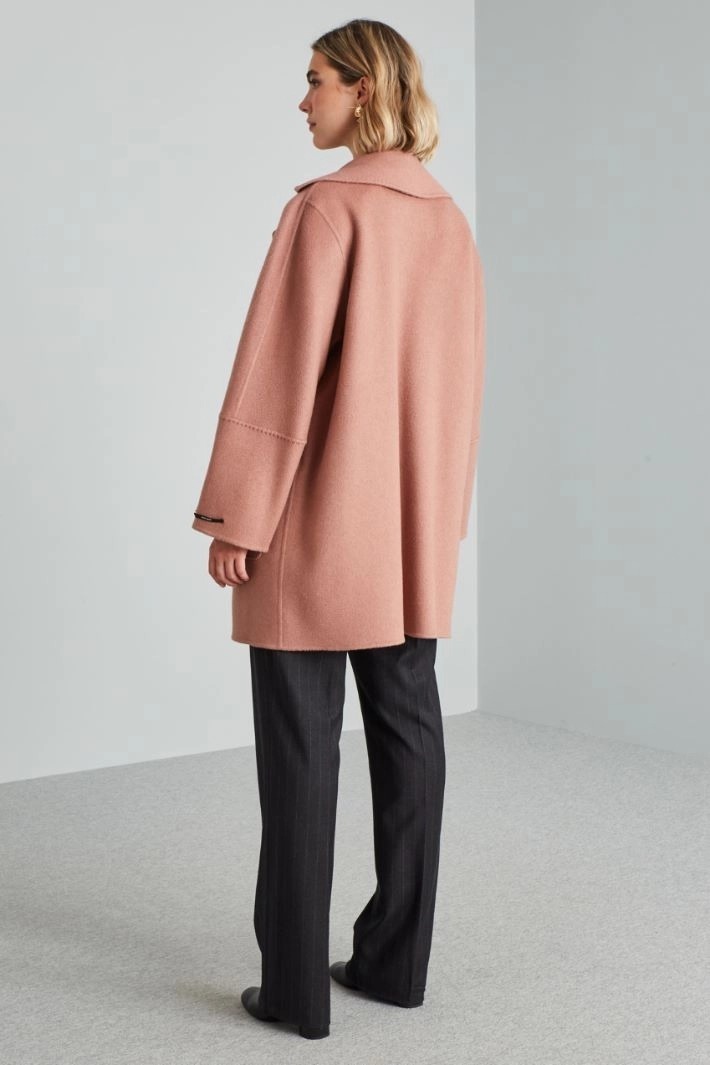 【エレガント】DT★MaxMara《NUVOLA》カシミヤ ドレープコート