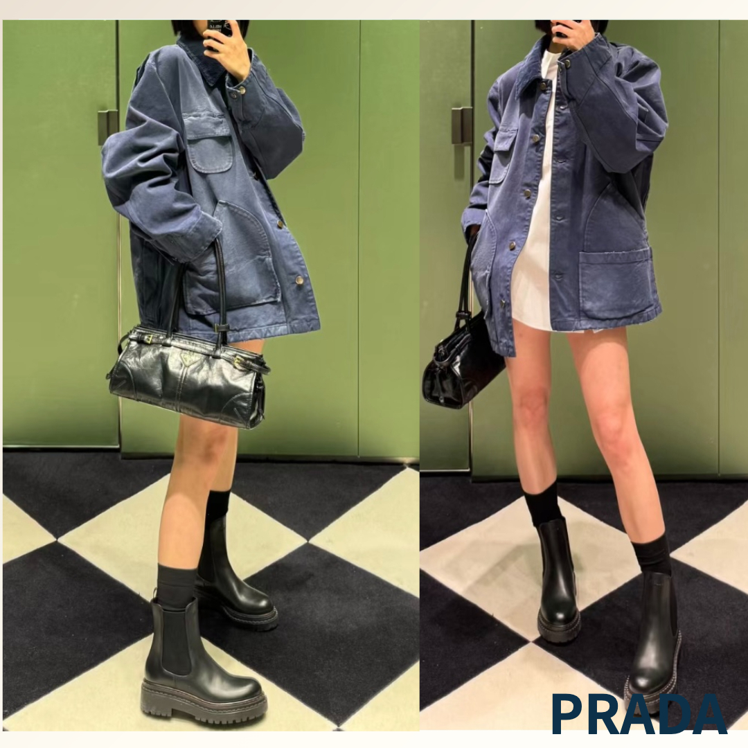 パートナーとシェアも《PRADA》ビンテージコットンジャケット