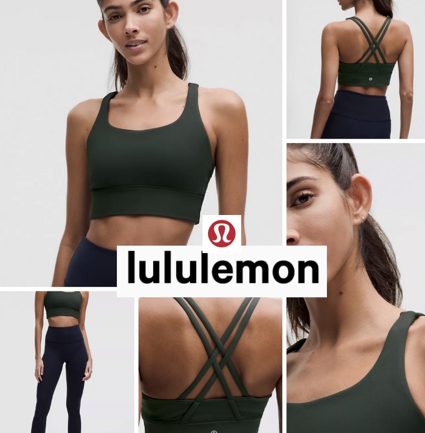 【ルルレモン】スポーツブラ Energy Longline Bra /Rainforest G