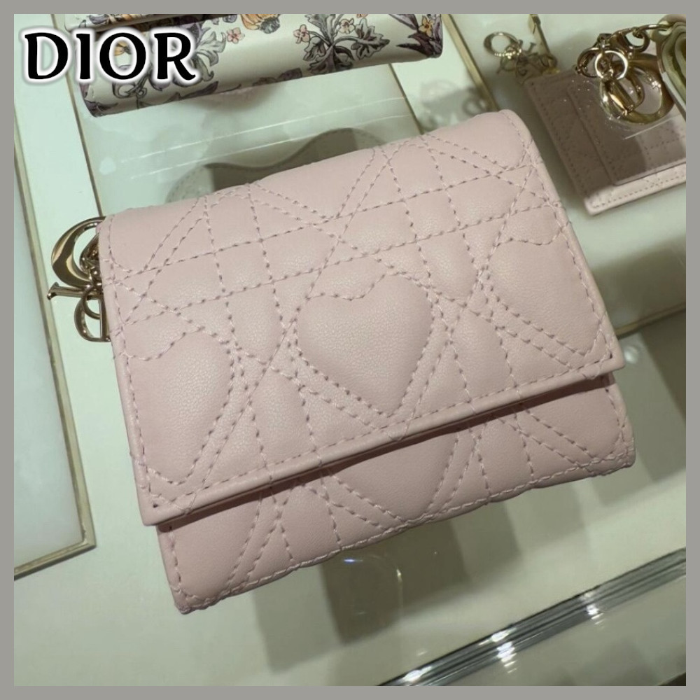 【プレゼントにも最適☆】Dioramour Lady Dior Lotus ウォレット