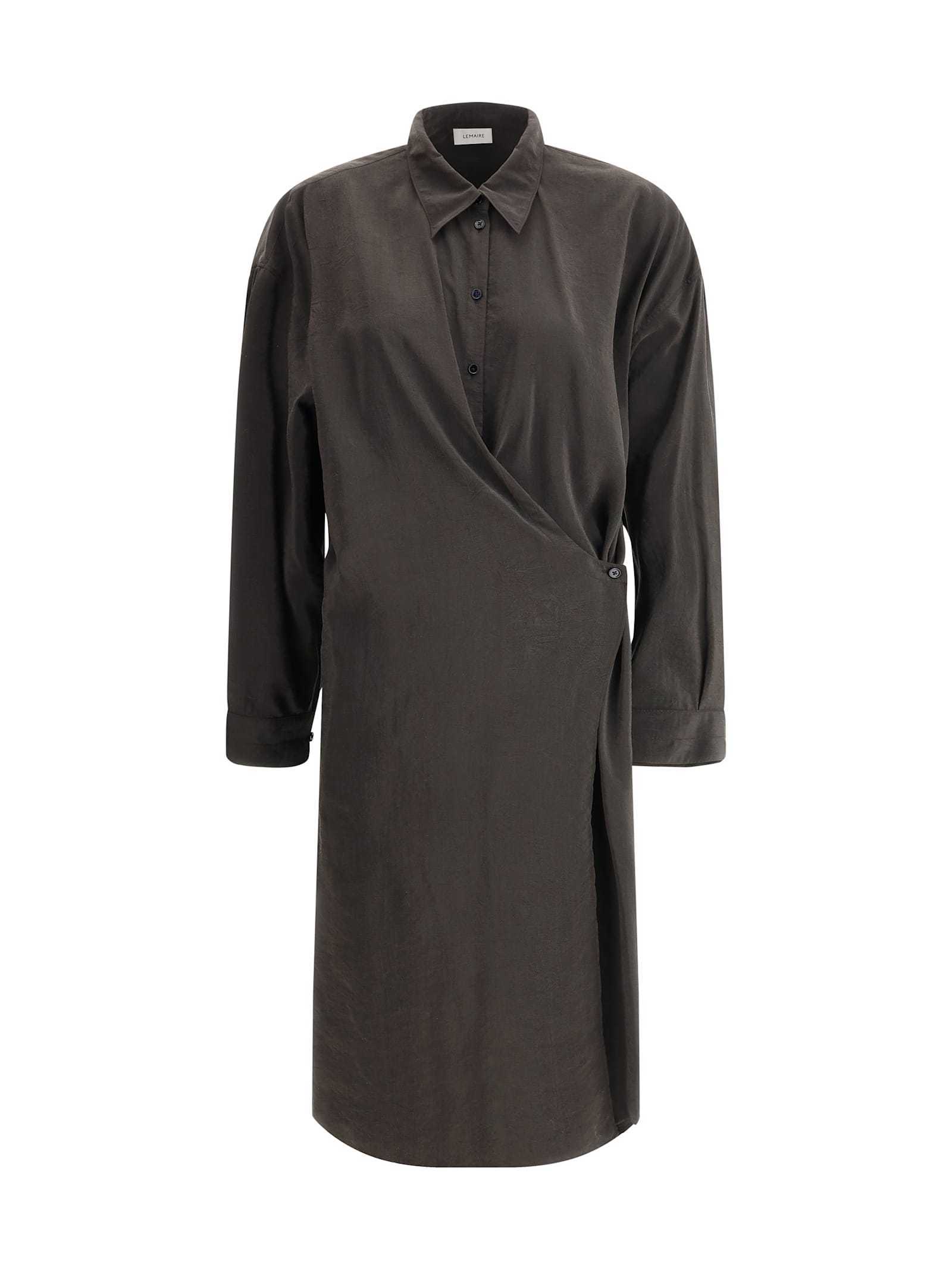 【送料&関税込】Lemaire Silk Chemisier Long Dress