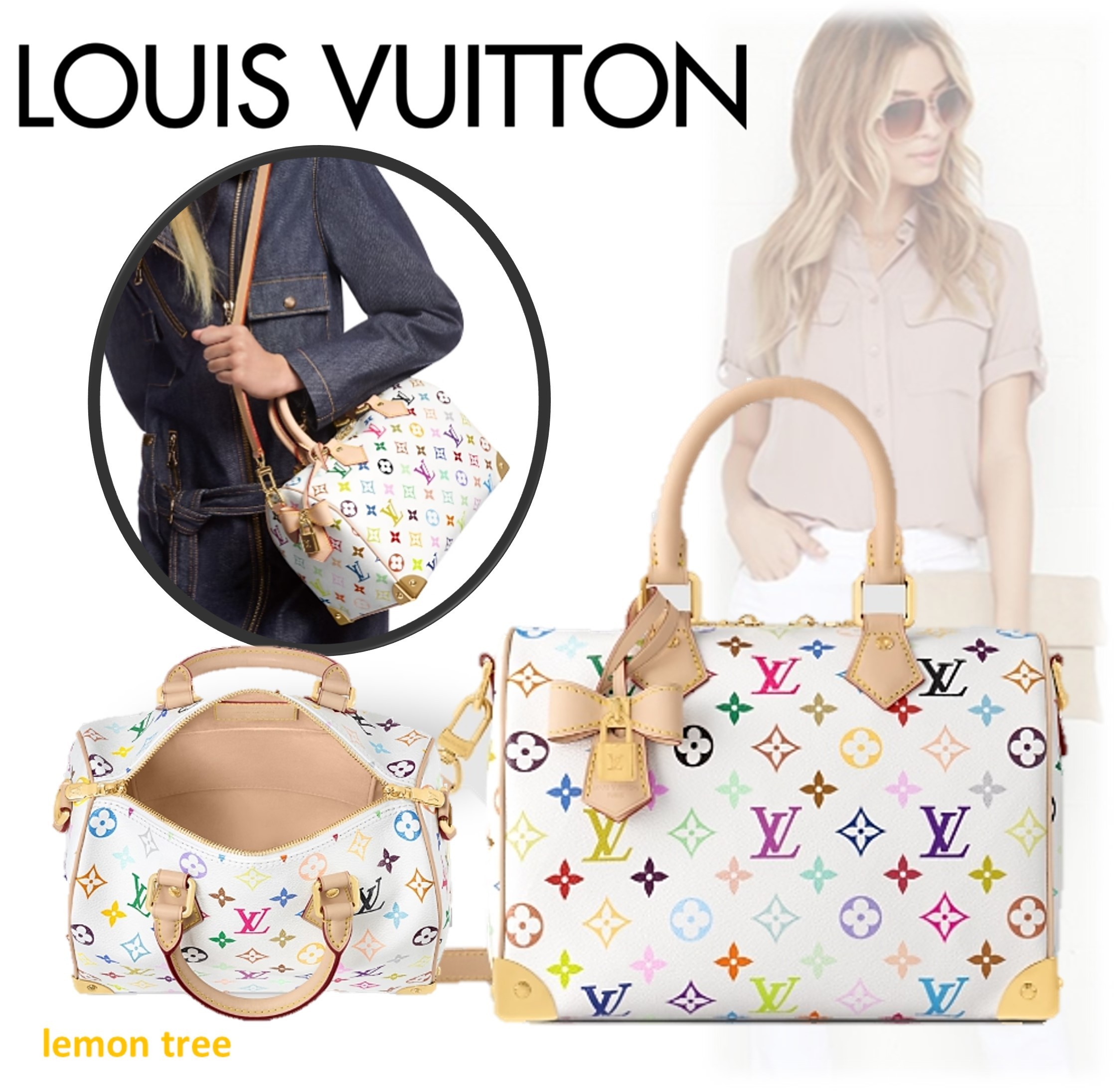 【Louis Vuitton】村上隆コラボ ハンドバッグ ショルダー M13085