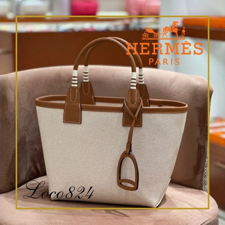 HERMES(エルメス) / エルメス/キャンバストートバッグ