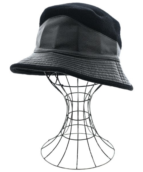 HERMES エルメス ハット 黒 56 4103524D0205
