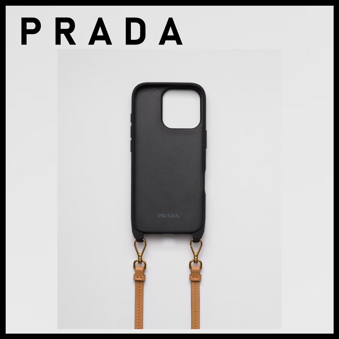 人気【PRADA】スタッズ付 レザー iPhone 16用ケース PRADA☆スタッズ付 レザー iPhone 16用ケース (PRADA/iPhone