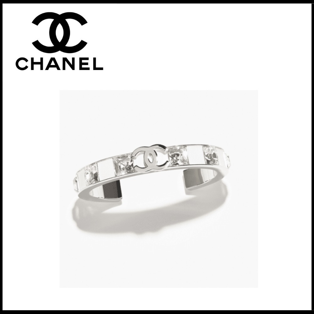 【25C★大人の魅力】【CHANEL】 シャネル 洗練デザイン バングル