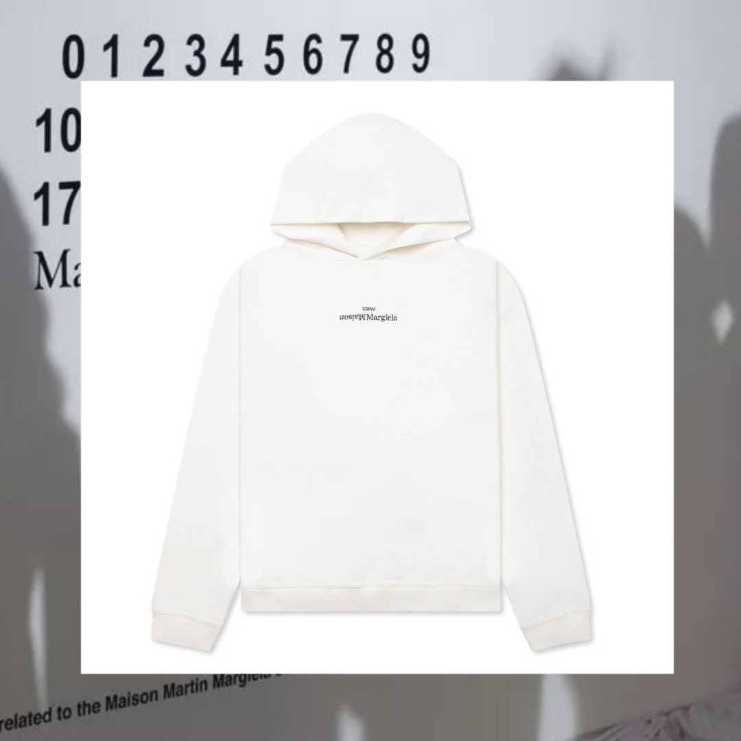 希少【Maison Margiela】メゾン マルジェラ ロゴ パーカー