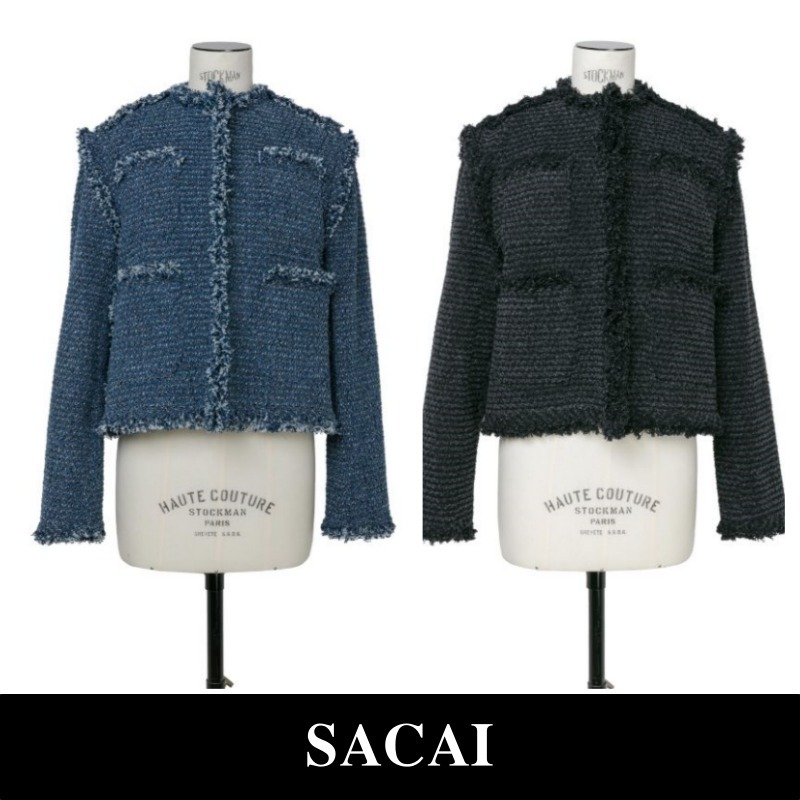 新作【SACAI】Punched Denim Jacket