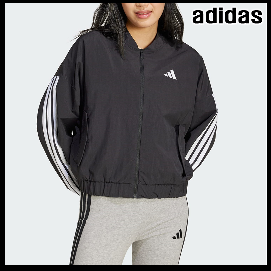 ★adidas★W ESS 3S LIFSTYLE WOVEN BOMBER JACKET★追跡可