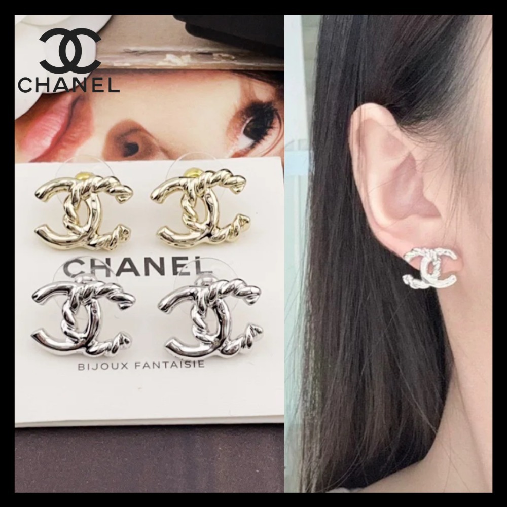 【素敵デザイン♪エレガント！】CHANEL CCロゴ ピアス