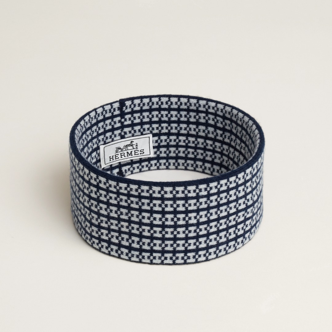 【大人気/お洒落♪】HERMES 《ジョヴァンナ》ニットヘアバンド