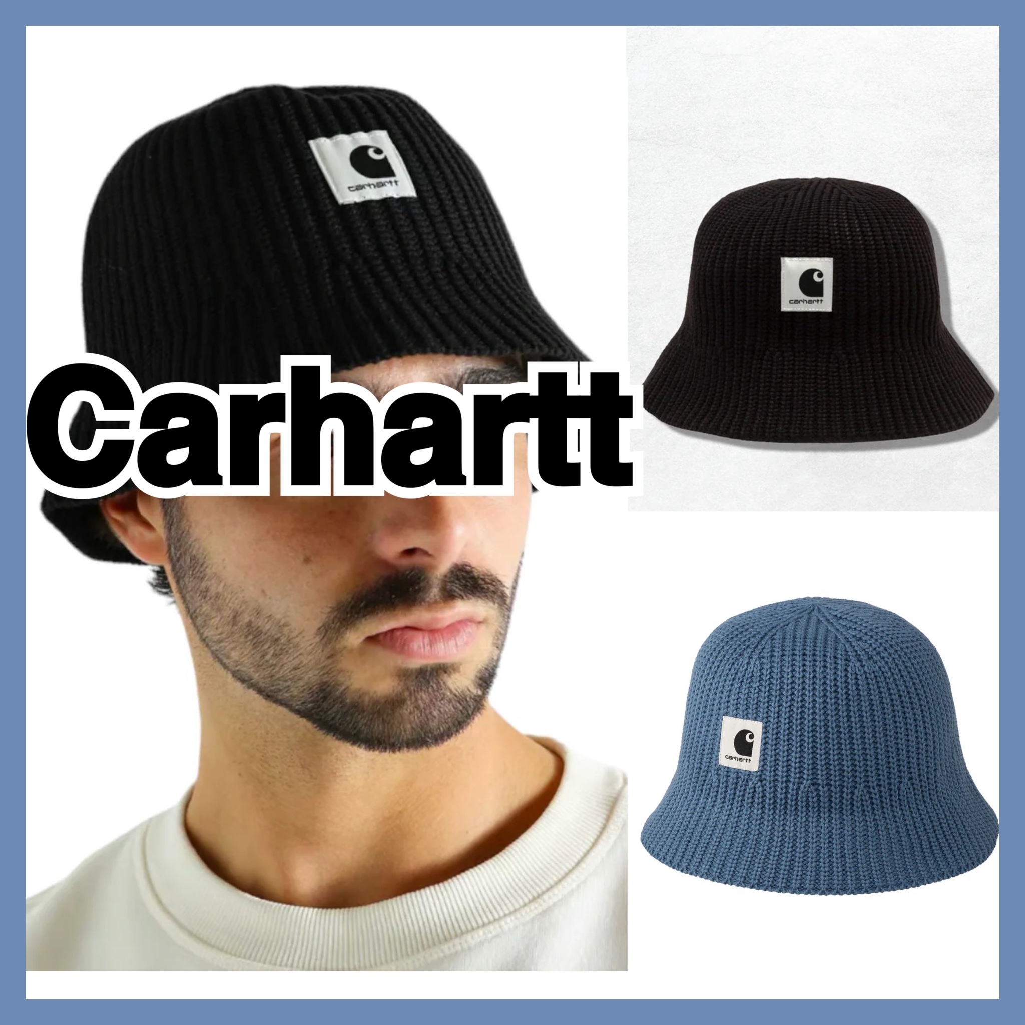 【セール】完売前に/関税込【Carhartt】Paloma リブ ハット 2色