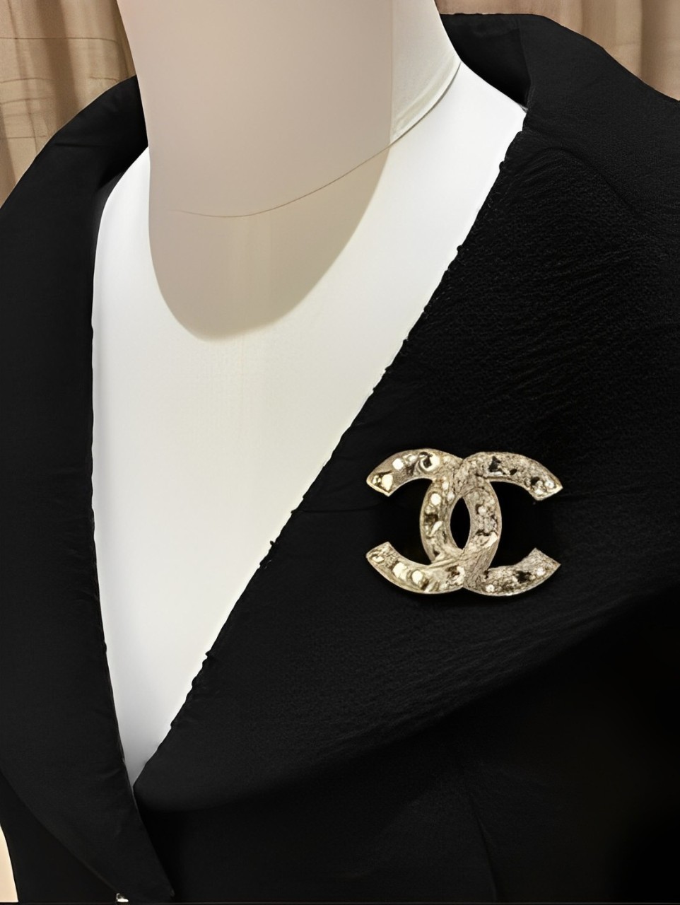 ◇星×ハートがきらめくCCロゴ◇CHANEL ブローチ