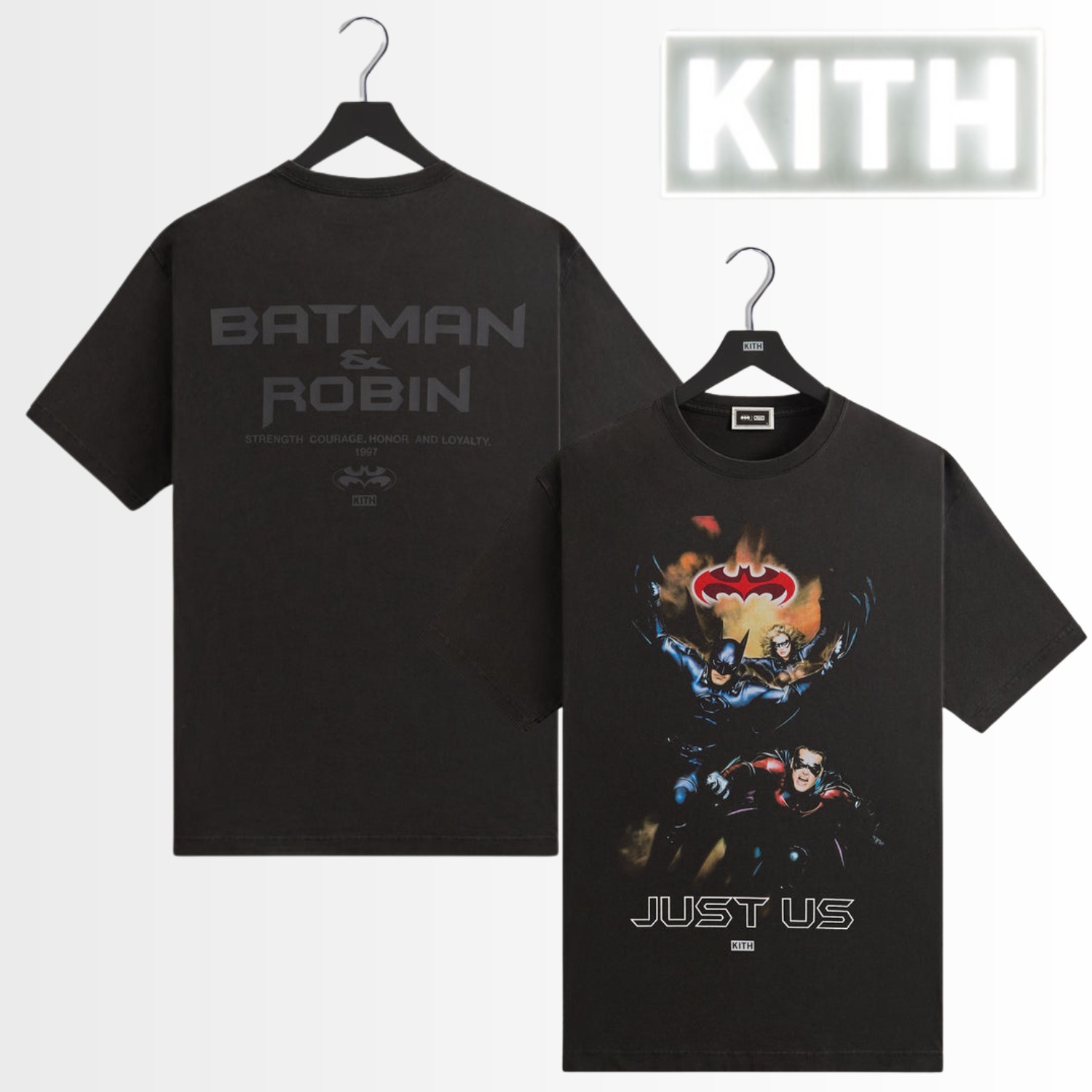 KITH キス Batman バットマン Just Us Vintage Tシャツ