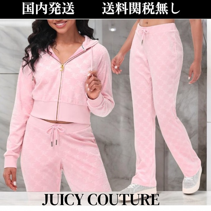 JUICY COUTURE★かわいい♪ベロア パーカー&パンツセット
