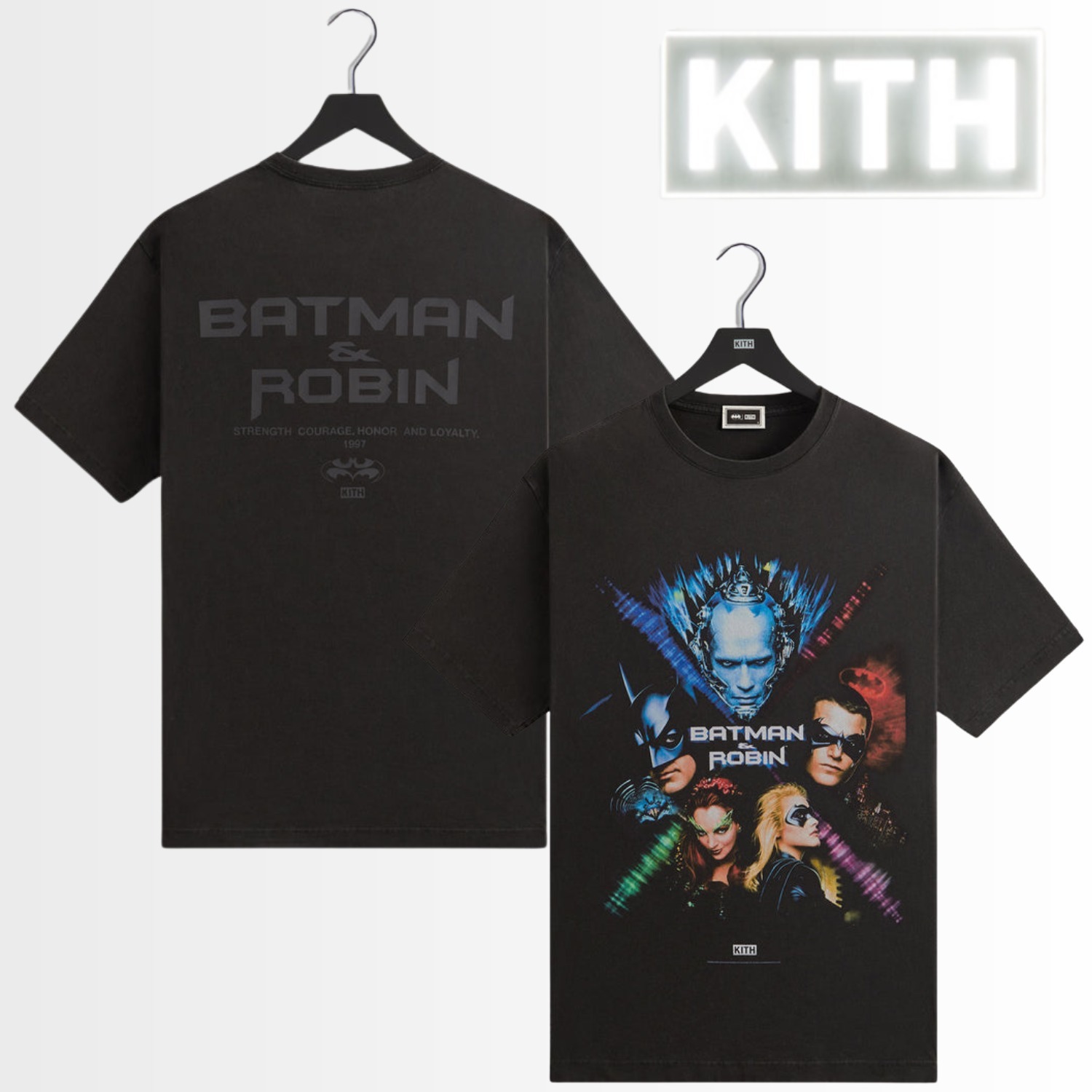 KITH キス Batman バットマン Just Us Vintage Tシャツ