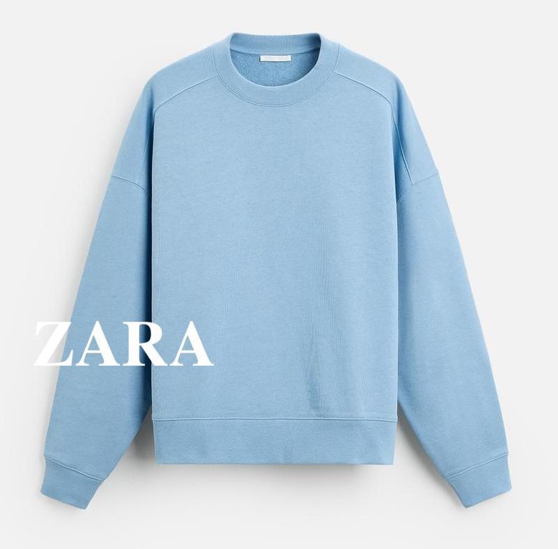 ★ドイツ発*ZARA*新作*ボクシーフィットスウェット/LB★