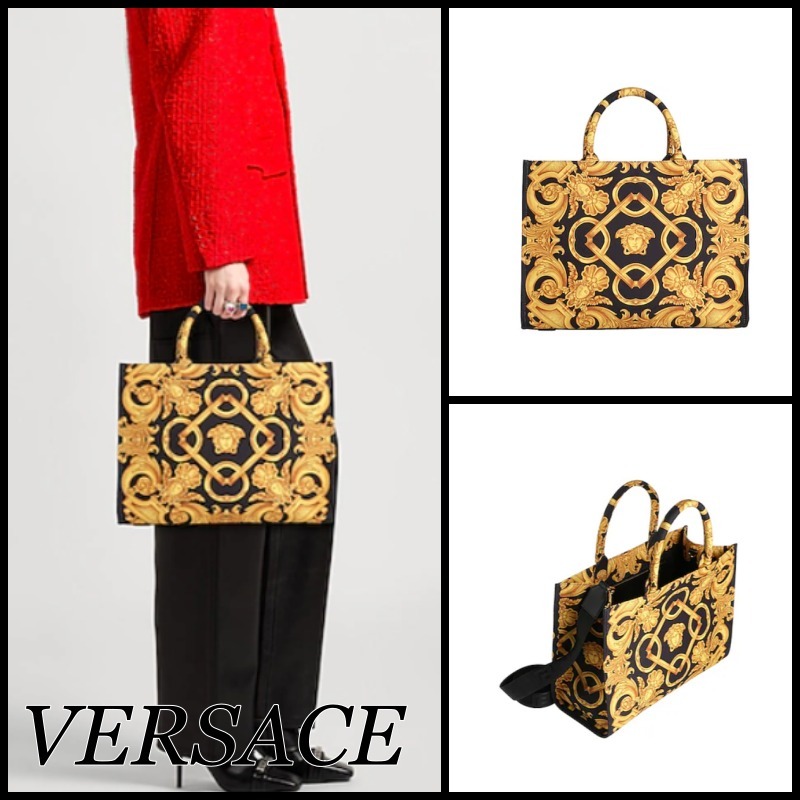 【関税込】◆VERSACE ヴェルサーチェ◆メドゥーサ トートバッグ