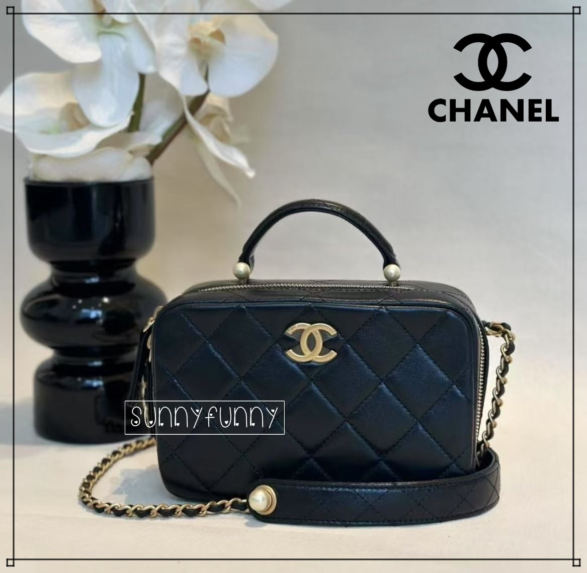 《25P大注目★》CHANEL ハンドバッグ ハンドル パール