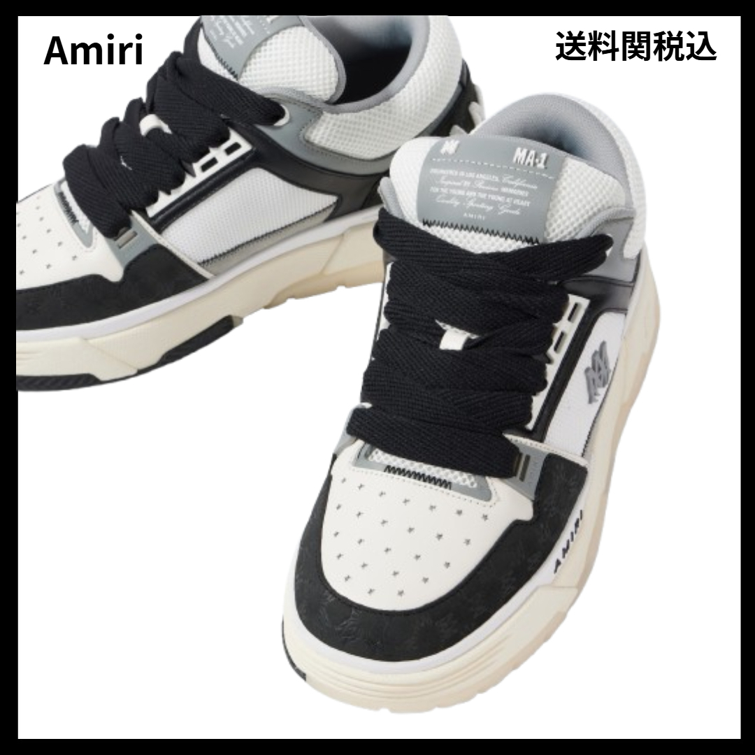送料関税込み★AMIRI★Ma-1 デボスレザー・スニーカー