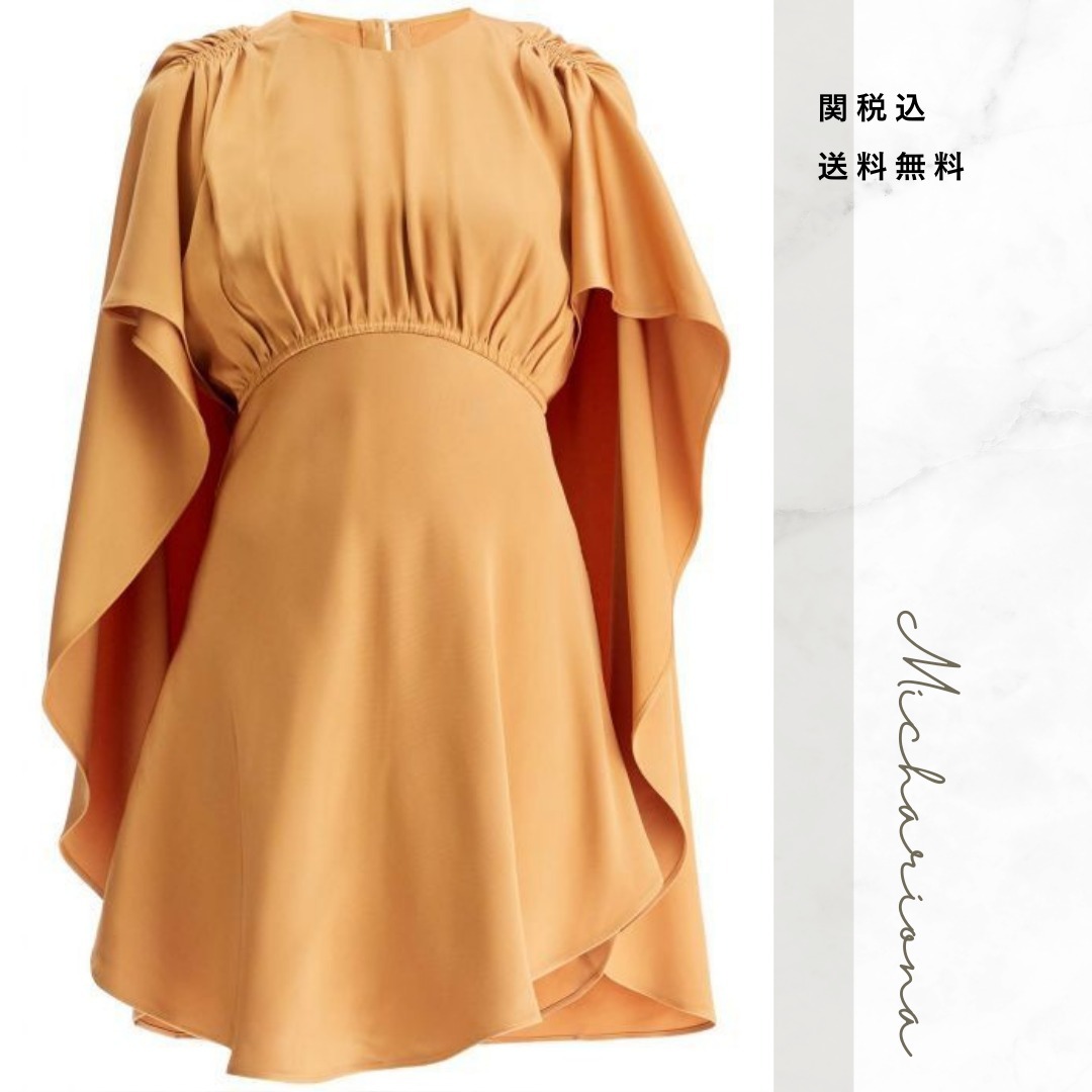 ワンピース ZIMMERMANN Eden Cascading Mini Dress In Illustration Yellow