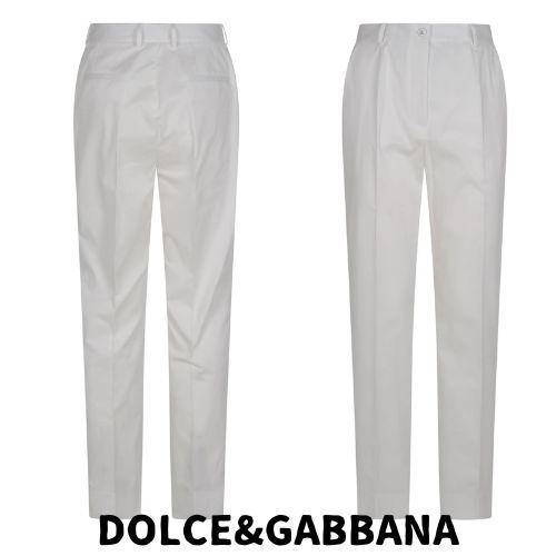 【DOLCE&GABBANA】ハイウエストストレートレッグパンツ