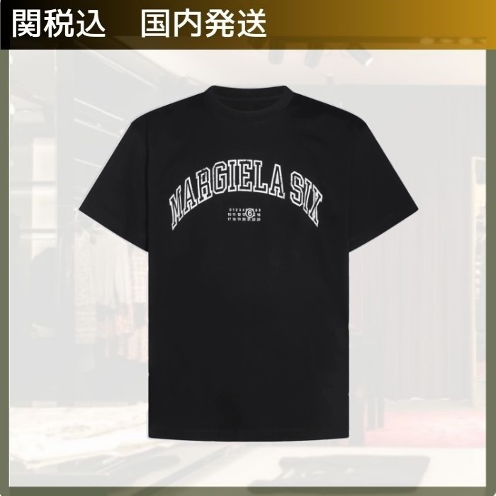 MM6 Maison Margiela/ロゴ プリント クルーネック Tシャツ