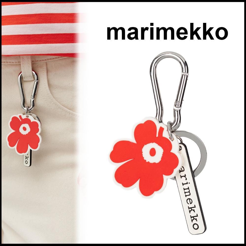 marimekko マリメッコ/ Aallokas Unikko キーチェーン