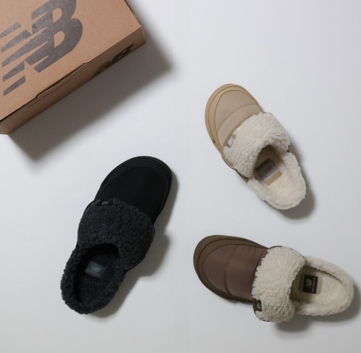 早期完売☆NEW BALANCE☆Puflee v2 ミュール ボア サンダル 人気