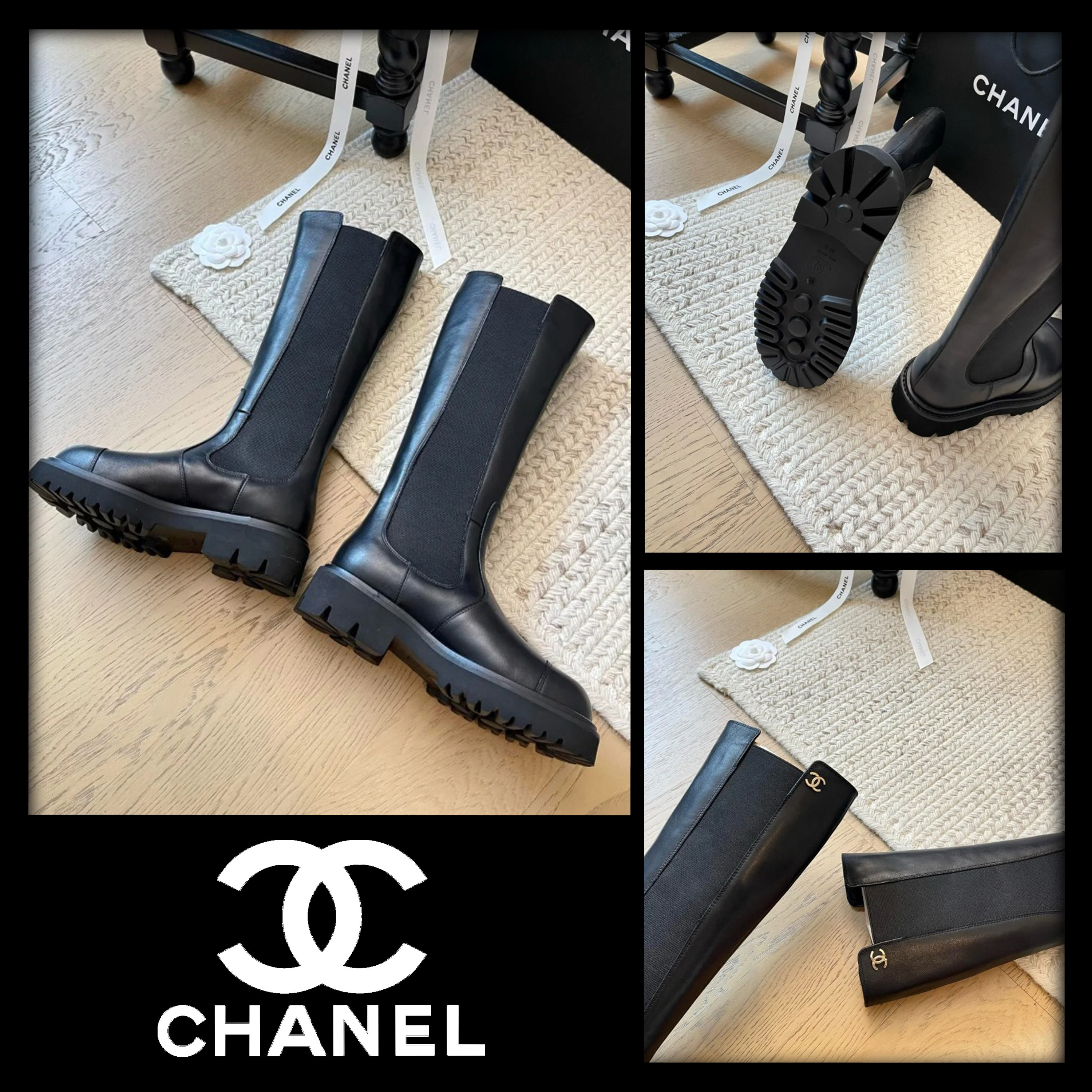 スタイル盛れちゃう♡【 CHANEL 】ロングブーツ
