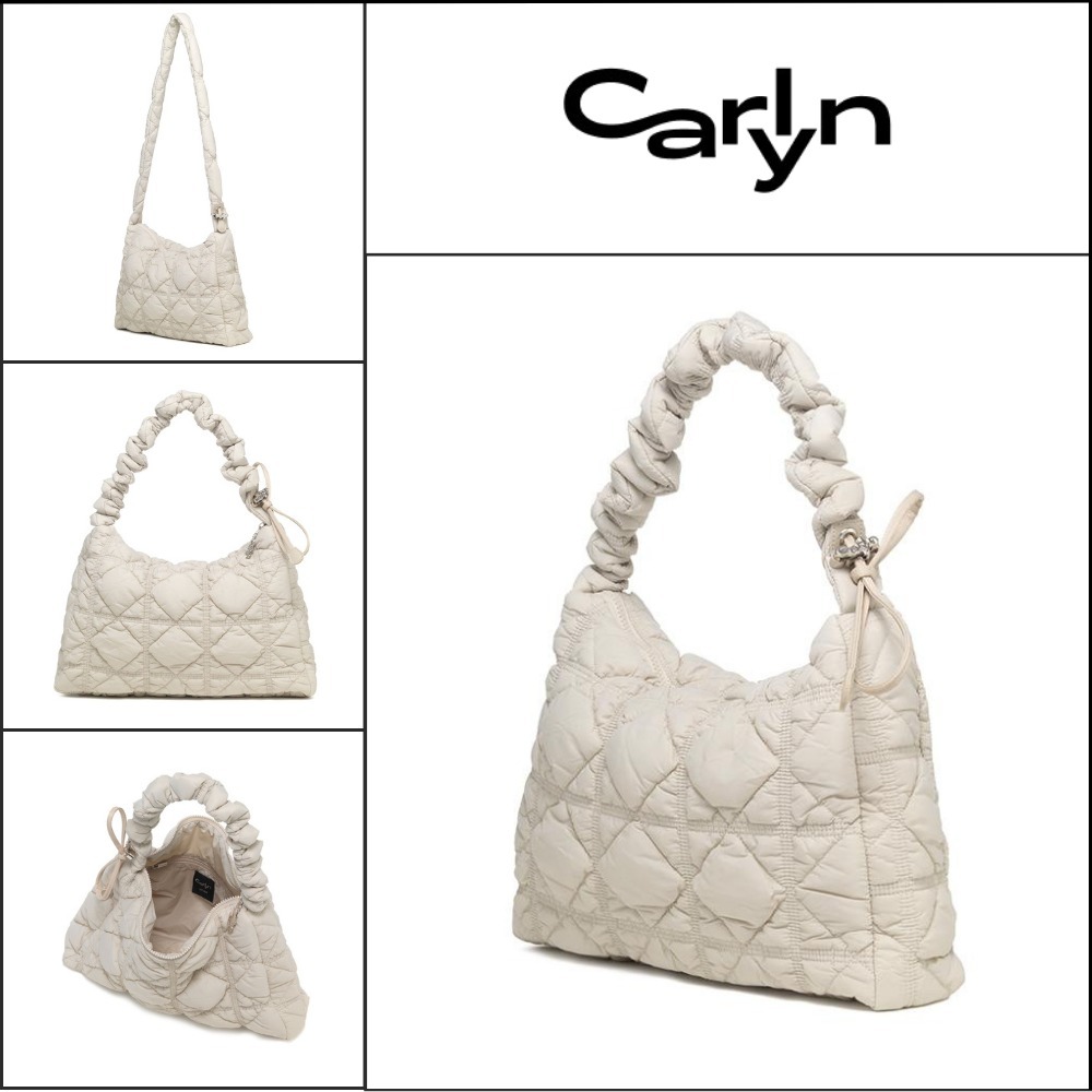 【carlyn】3WAY ナイロンレーンバッグ スプリンググレー