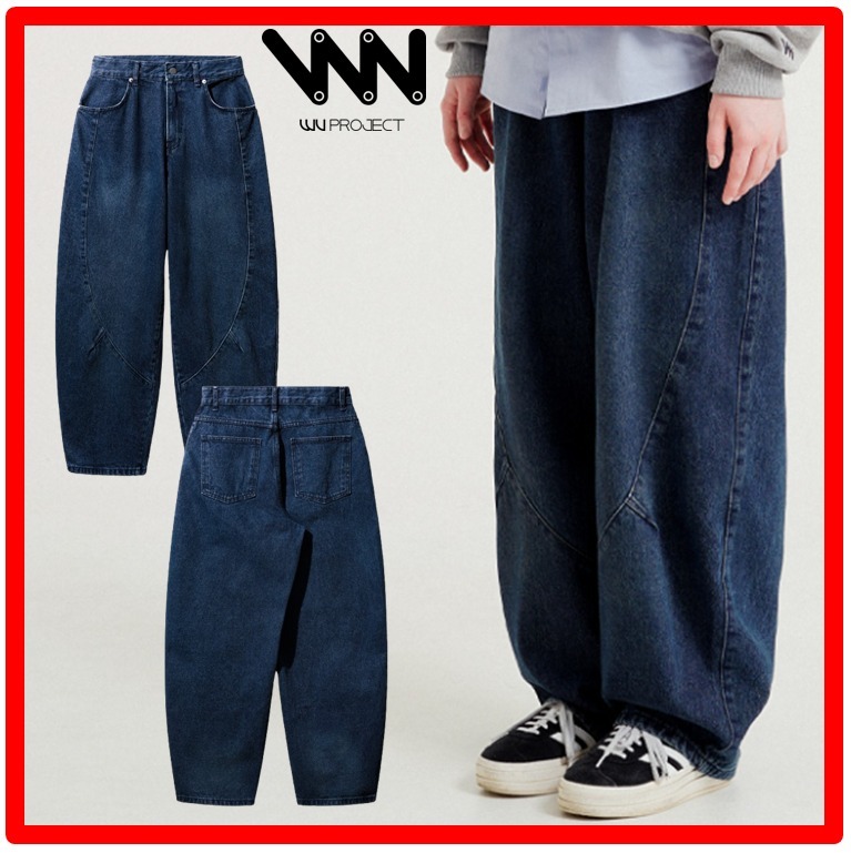 ☆韓国の人気☆【WV PROJECT】☆Toast Balloon Denim Pant.s☆