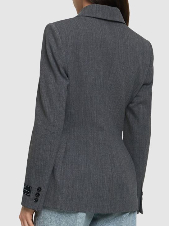 MSGM【関税送料込＆SALE価格】ウールジャケット MSGM【関税送料込＆SALE】ストレッチウールテーラードジャケット