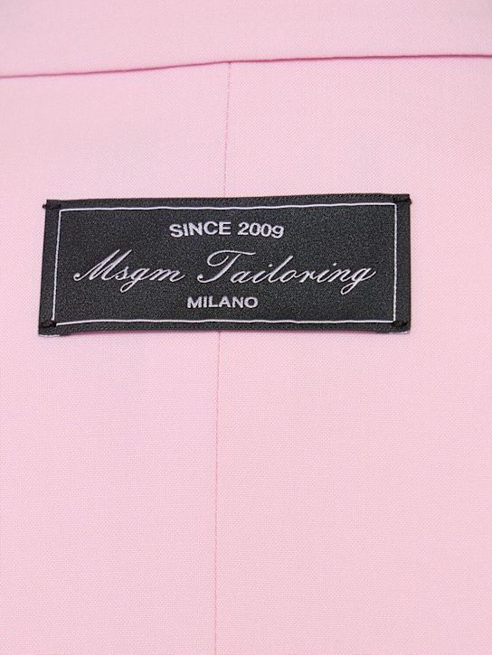 MSGM【関税送料込&SALE】ストレッチウールテーラードジャケット MSGM【関税送料込&SALE】ストレッチウールテーラードジャケット