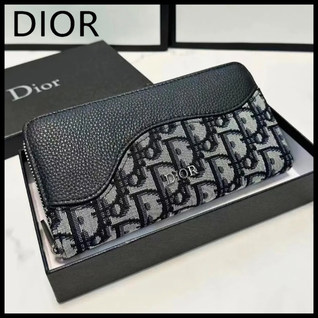 人気♪【Dior】ロングジップウォレット