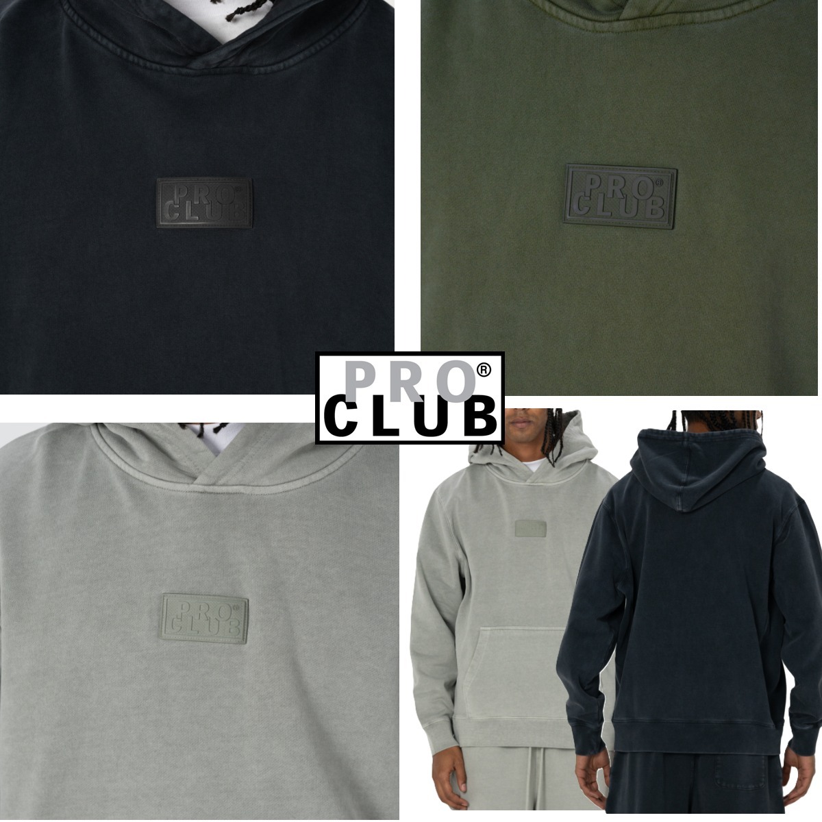 Pro Club Heavyweight Vintage Wash Pullover フーディ