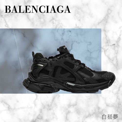 スニーカー Balenciaga Low Runner Black Trainer