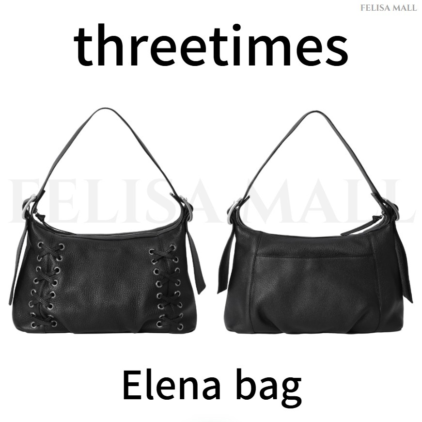 [threetimes] Elena bag 女性 ショルダーバッグ 韓国ブランド