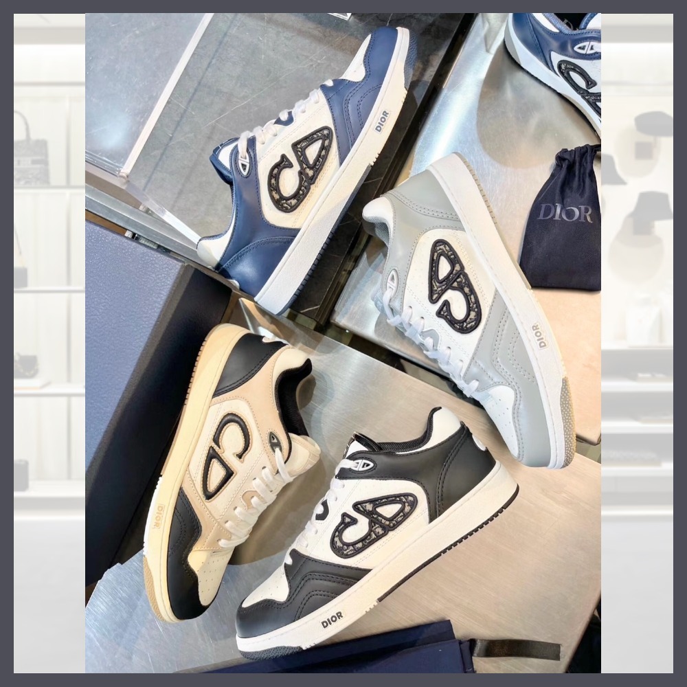 ロゴが可愛い☆】DIOR B57 ロートップスニーカー (Dior