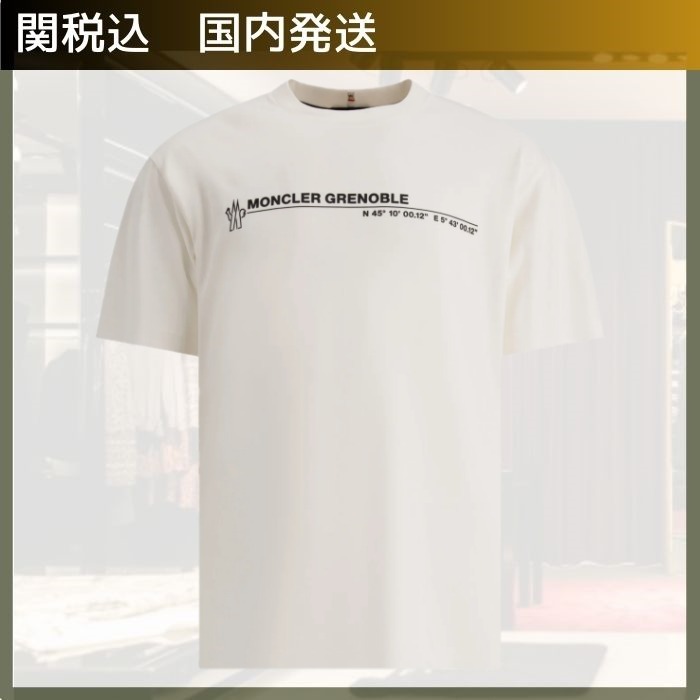 MONCLERモンクレール/レギュラーフィット クルーネック Tシャツ