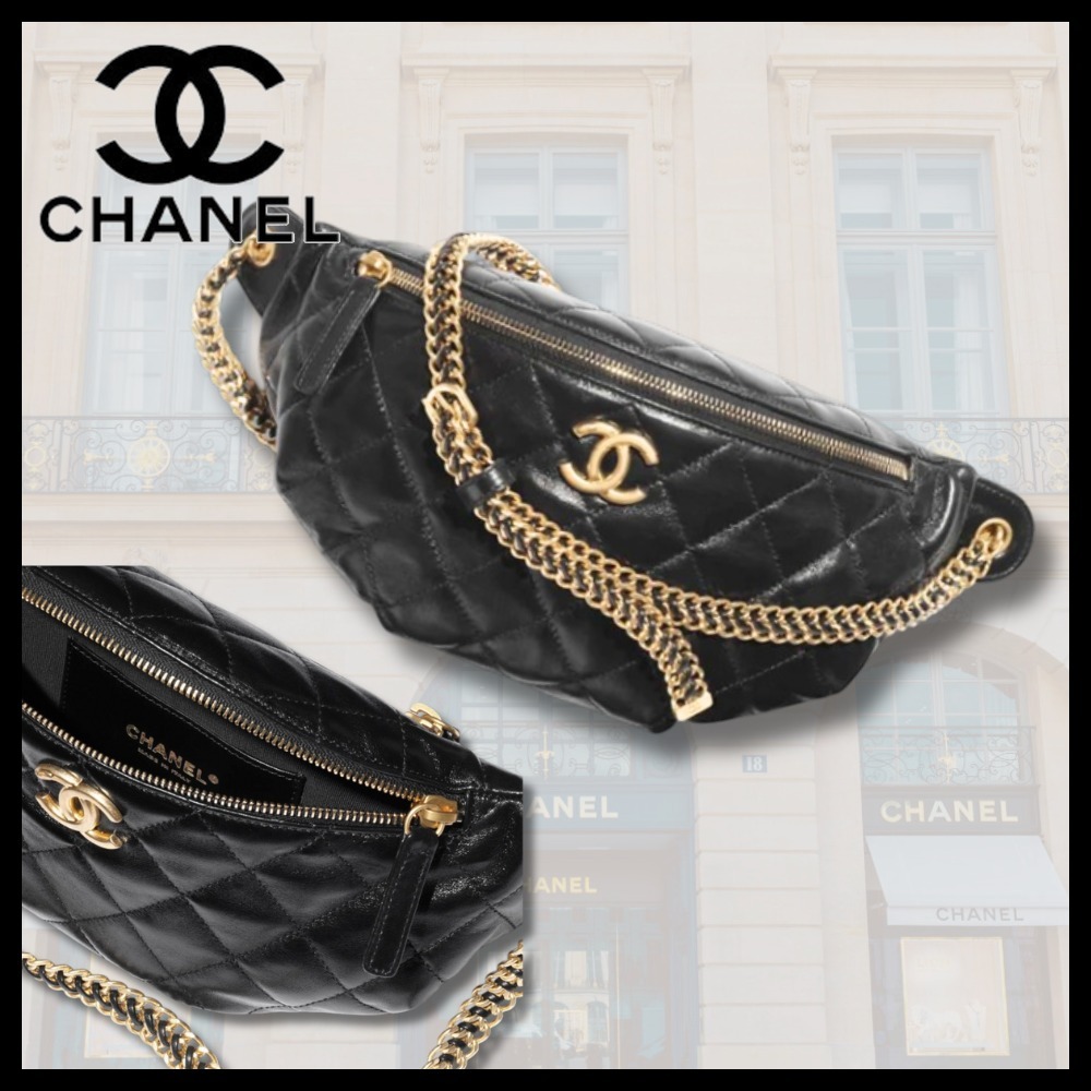 【フォルムが可愛い♪】CHANEL ウエストバッグ