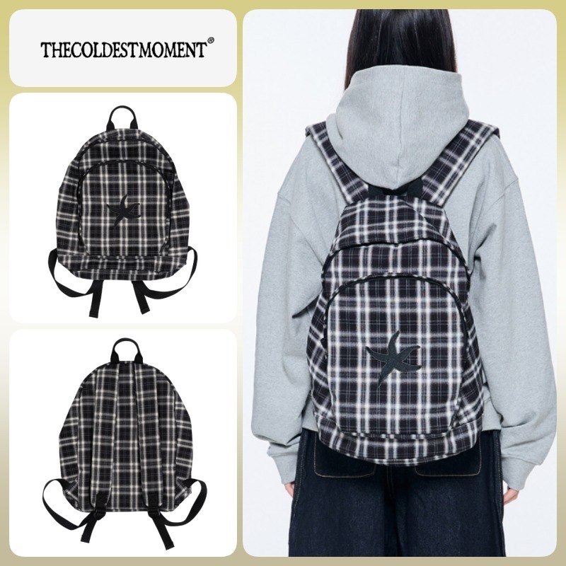 ◆25SS THE COLDEST MOMENT TCM starfish check backpack◆