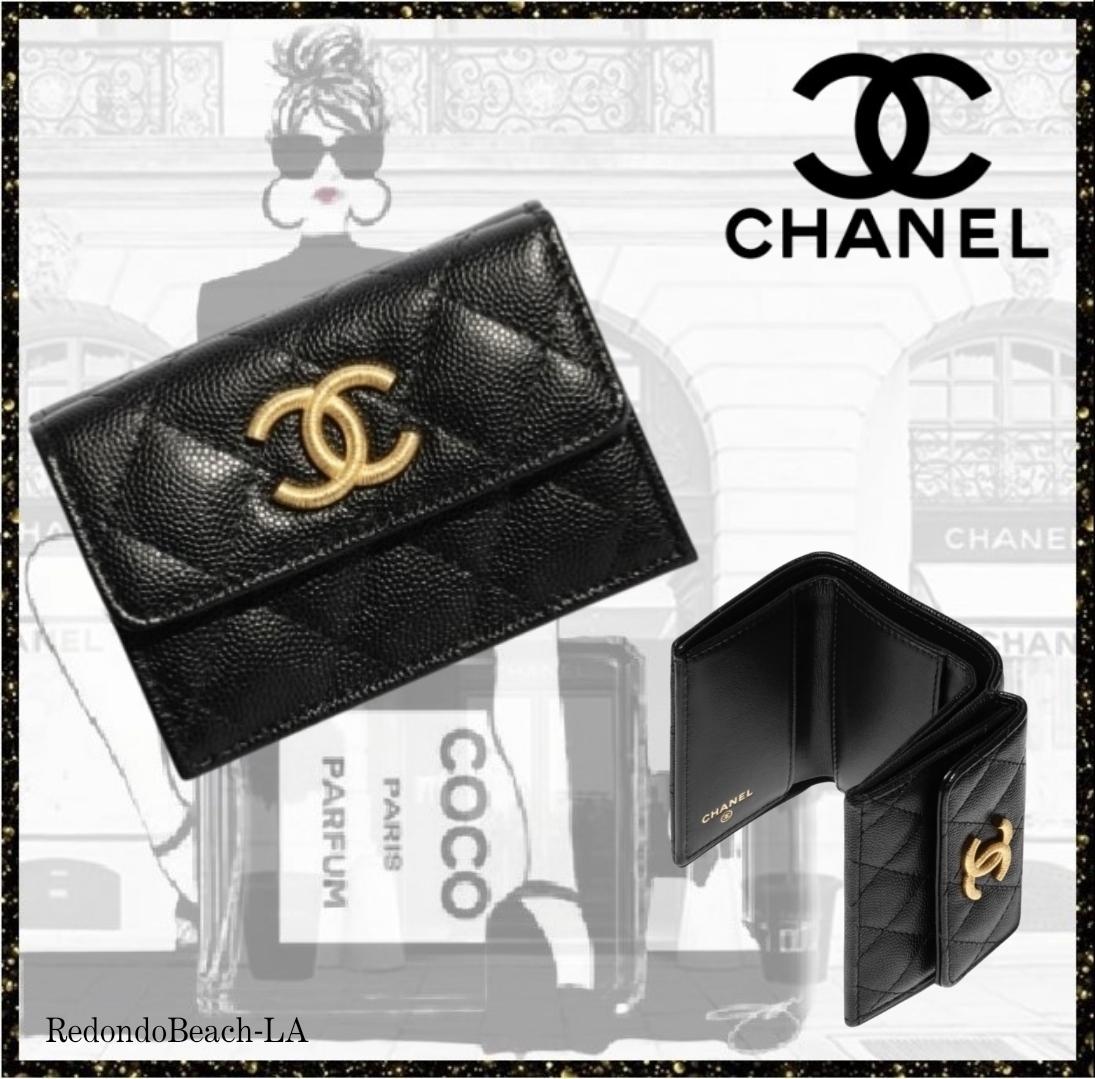 【25P★ゴージャス感溢れる】CHANEL★折り畳み財布★数量限定