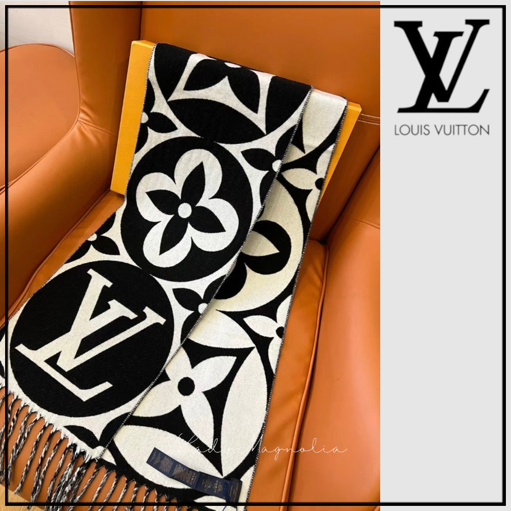 【Louis Vuitton】マフラー LV メダリオン ★