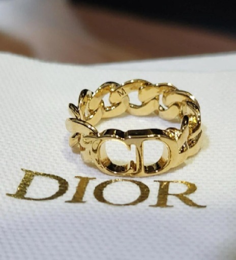 《お揃いでも♡》DIOR CD Icon チェーンリンク リング