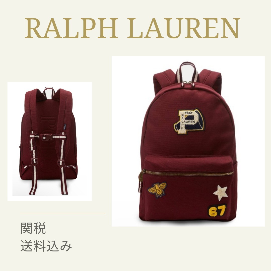 RALPH LAUREN ラルフローレン バックパック ワインレッド